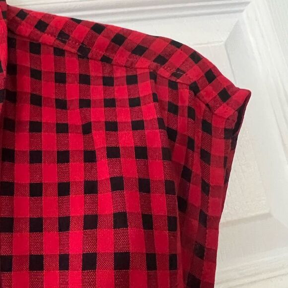 T by Alexander Wang Checkered Wrap Shirt - Picture 8 of 9